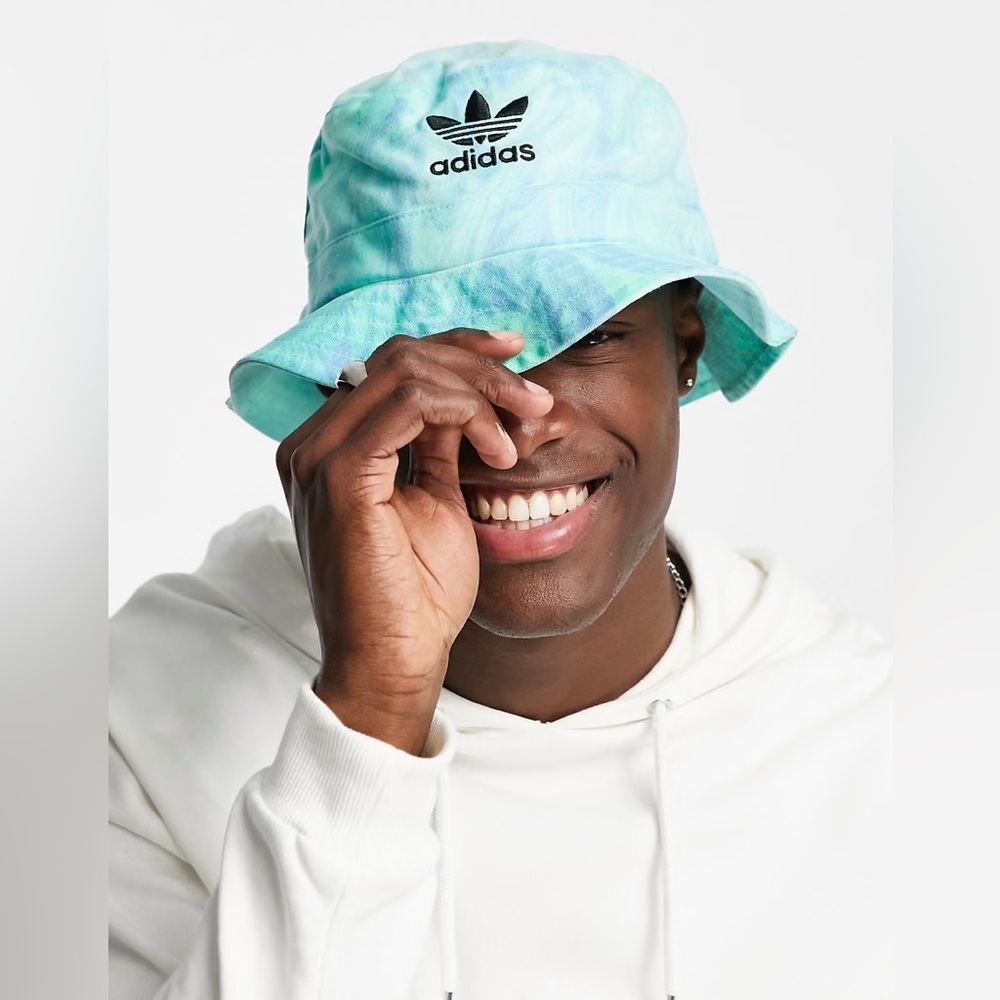 BUY 1 • GET 1 FREE -  Adidas Blue Tie-Dye Bucket Hat